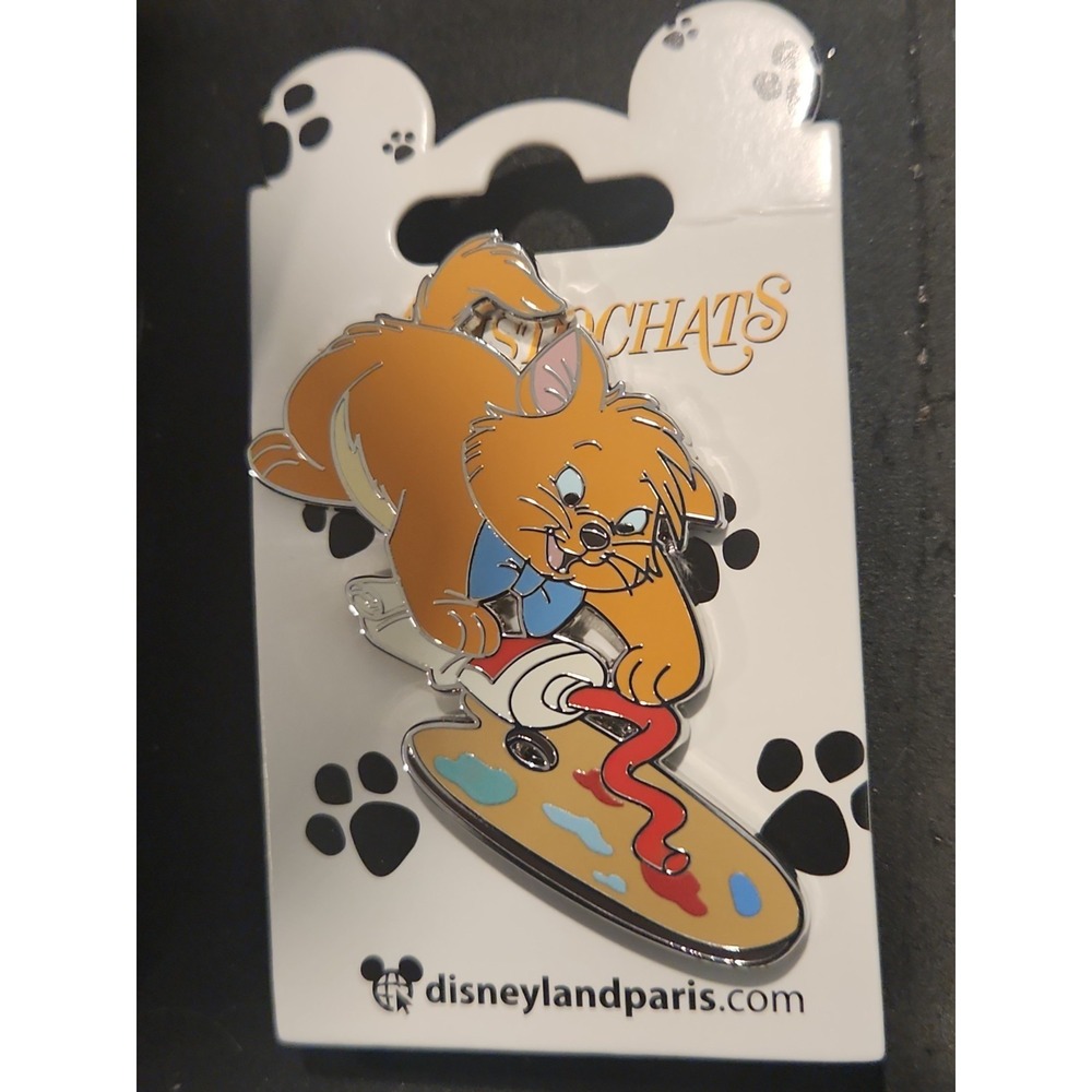 Disney Aristocats Kitten Toulouse Paint Palette DLP Disneyland Paris Pin 147535